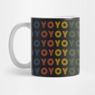 Repeat Pattern Yoyo Mug